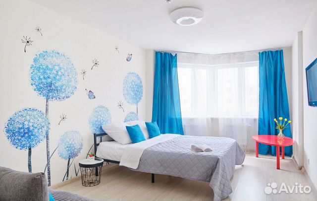 

1-к. квартира, 40 м², 3 кровати