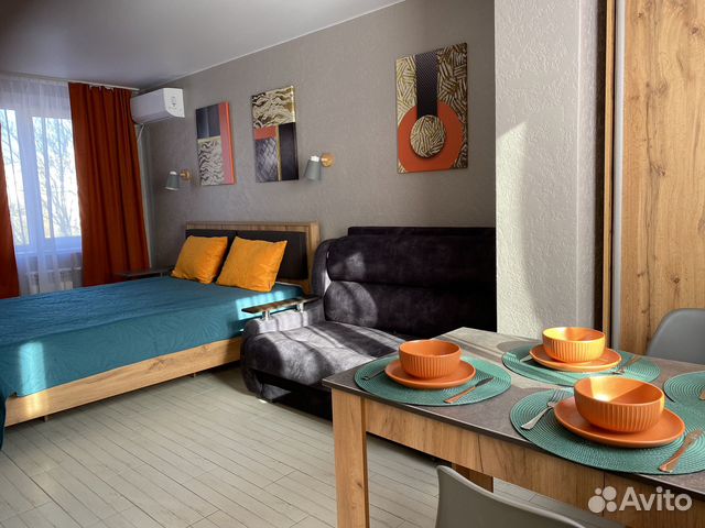 

Квартира-студия, 30 м², 2 кровати