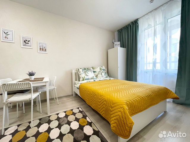 

Квартира-студия, 25 м², 2 кровати