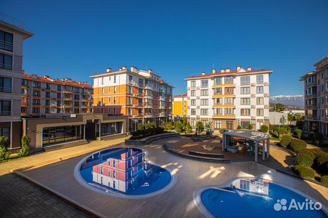 

3-к. квартира в апарт-отеле, 60 м², 4 кровати