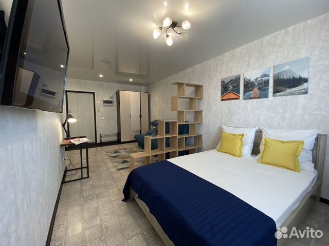 

1-к. квартира, 44 м², 2 кровати