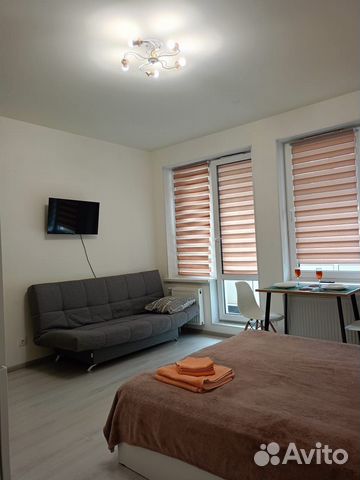 

Квартира-студия, 28 м², 2 кровати