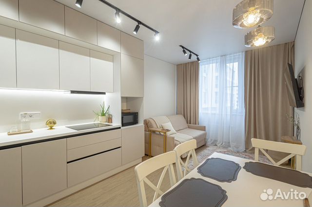 

1-к. квартира, 45 м², 2 кровати