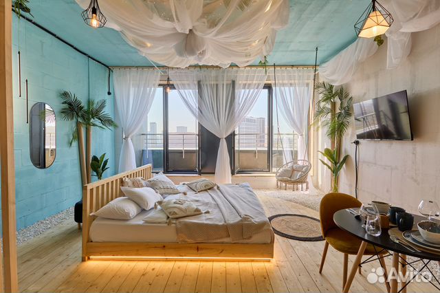 

Квартира-студия, 42 м², 1 кровать