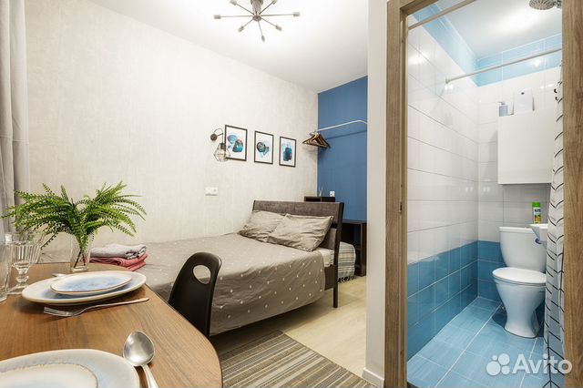

Квартира-студия, 15 м², 2 кровати