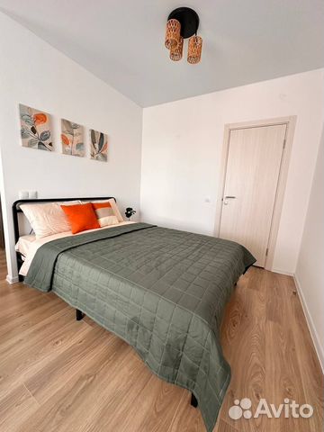 

1-к. квартира, 34 м², 2 кровати