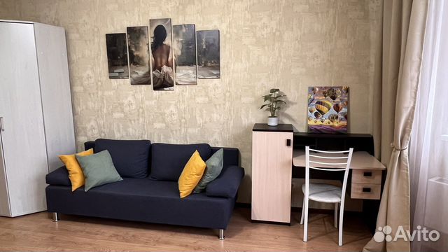 

1-к. квартира, 45 м², 2 кровати