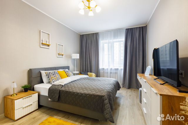 

1-к. квартира, 36 м², 2 кровати