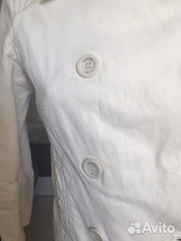 Белая кожаная куртка Lacoste оригинал Белая кожаная куртка Lacoste оригинал
