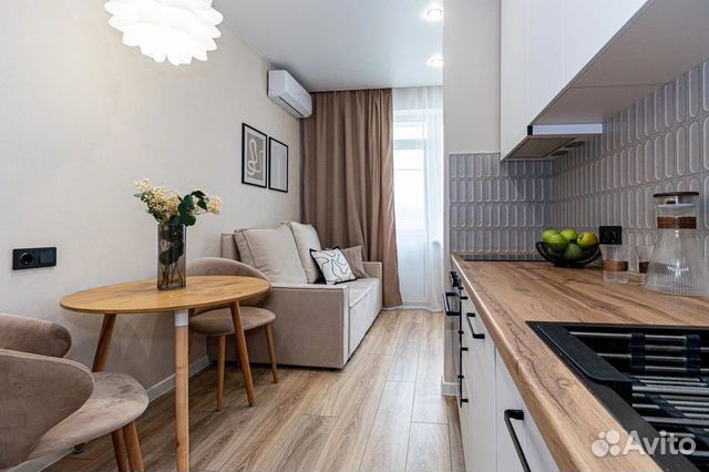 

Квартира-студия, 24 м², 2 кровати