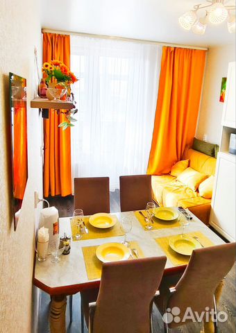 

1-к. квартира, 41 м², 3 кровати