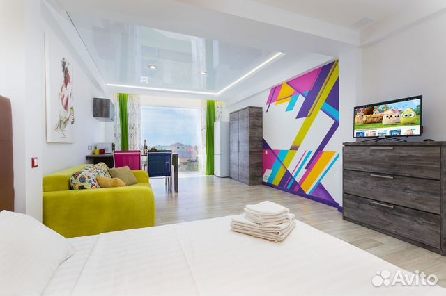 

Квартира-студия, 38 м², 3 кровати