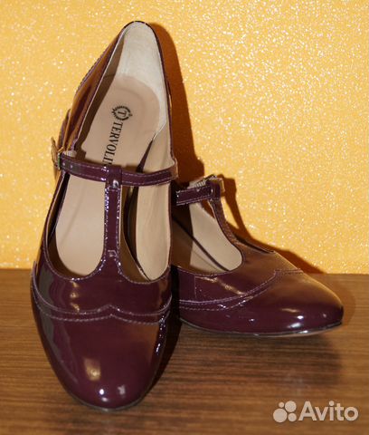 Кожаные лаковые туфли Tervolina