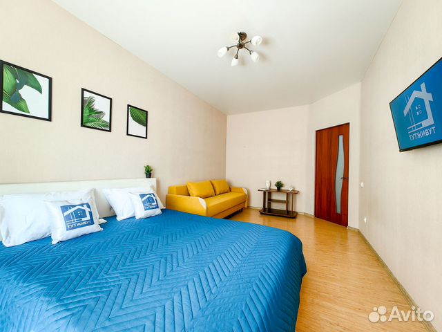 

1-к. квартира, 40 м², 3 кровати