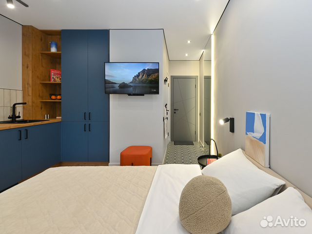 

Квартира-студия, 21 м², 1 кровать
