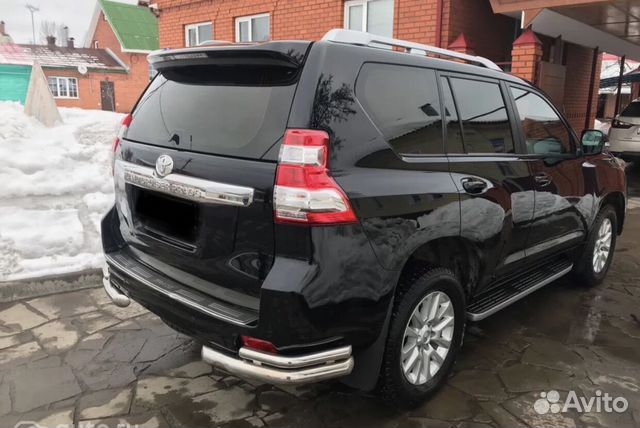 Рейлинги на крышу Toyota Land Cruiser Prado 150 Рейлинги на крышу Toyota Land Cruiser Prado 150