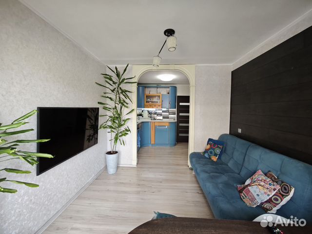 

1-к. квартира, 46 м², 3 кровати