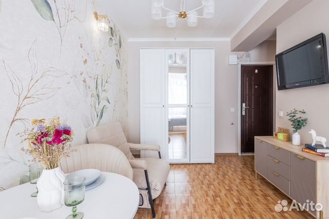 

Квартира-студия, 28 м², 2 кровати