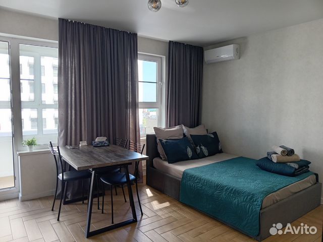 

Квартира-студия, 33 м², 2 кровати