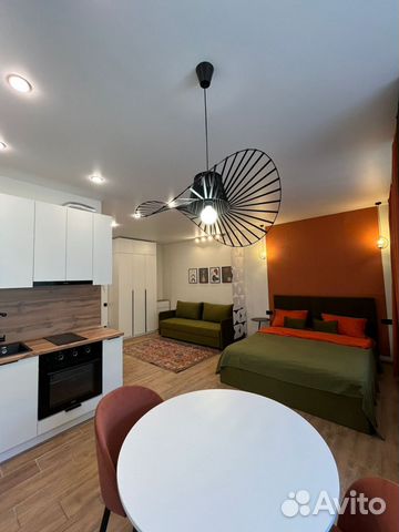 

Квартира-студия, 33 м², 2 кровати