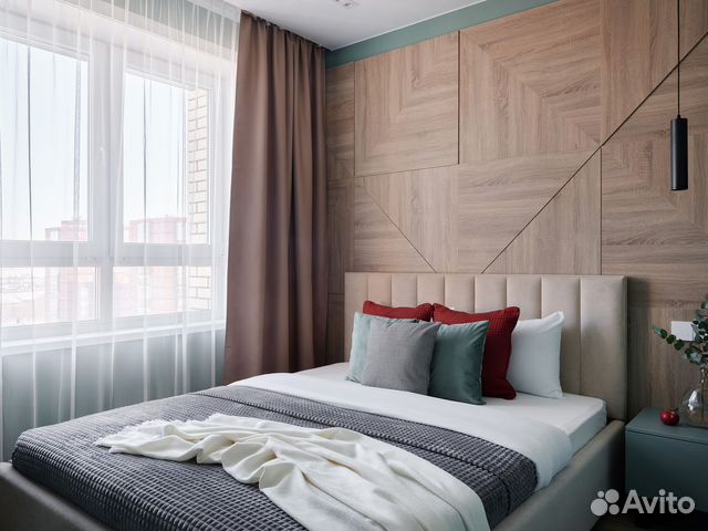 

Квартира-студия, 38 м², 2 кровати