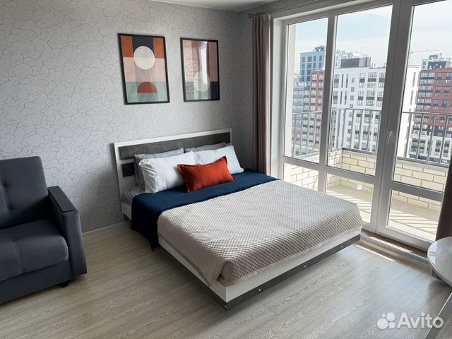 

Квартира-студия, 30 м², 2 кровати