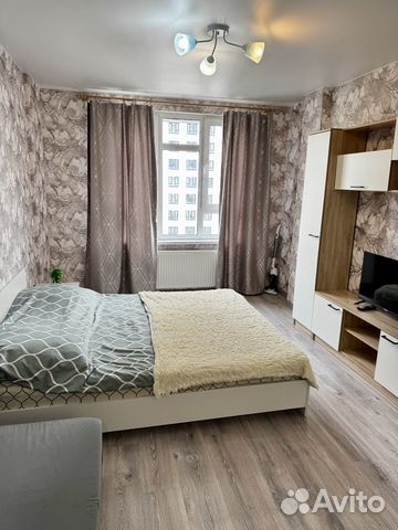 

Квартира-студия, 29 м², 2 кровати