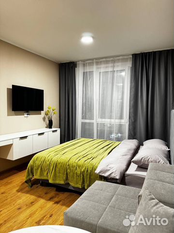 

Квартира-студия, 26 м², 2 кровати