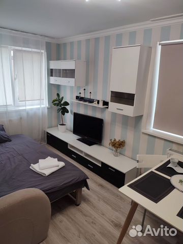 

1-к. квартира, 38 м², 2 кровати