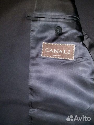 Костюм мужской Canali (Италия) тёмно-синий, р. 52 Костюм мужской Canali (Италия) тёмно-синий, р. 52