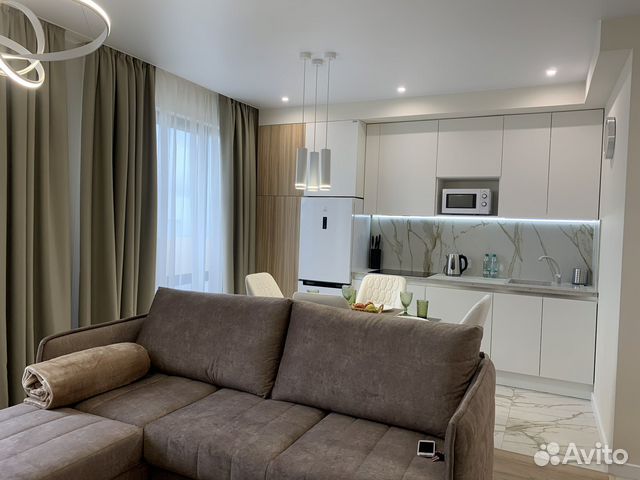 

Квартира-студия, 35 м², 2 кровати