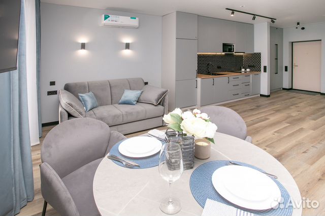 

1-к. квартира, 40 м², 2 кровати