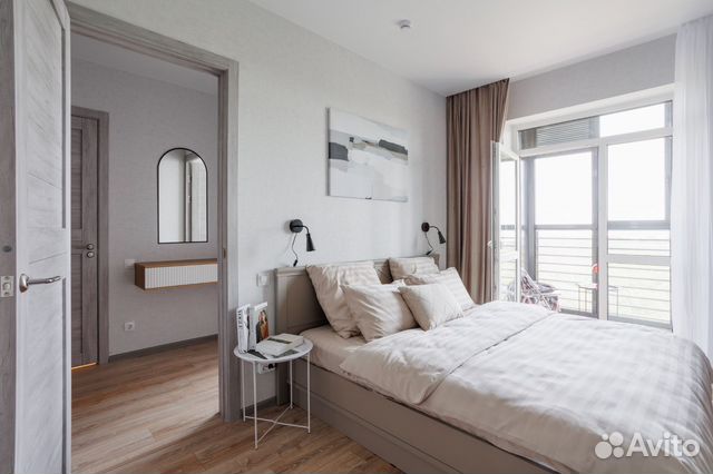 

1-к. квартира, 45 м², 2 кровати