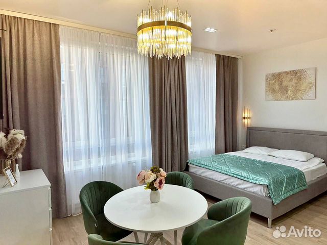 

Квартира-студия, 35 м², 2 кровати