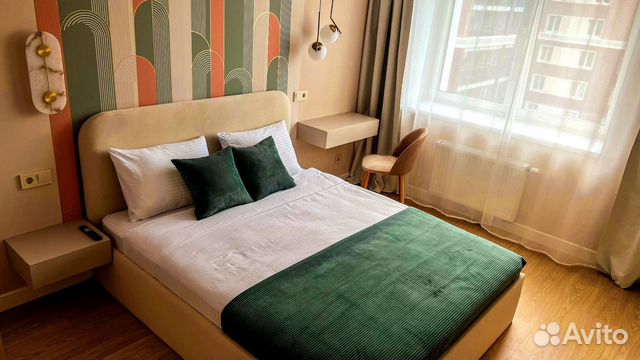

1-к. квартира, 37 м², 2 кровати