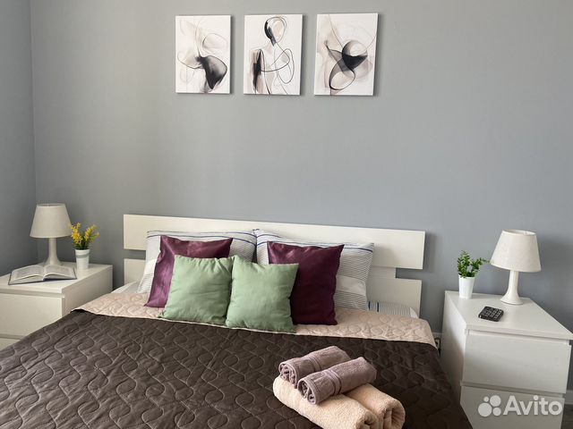 

2-к. квартира, 44 м², 2 кровати