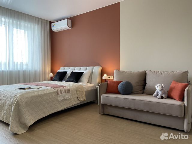 

1-к. квартира, 36,6 м², 2 кровати