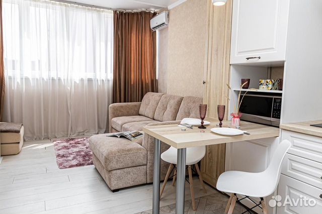 

Квартира-студия, 28 м², 2 кровати