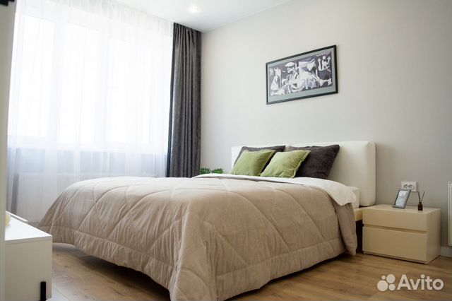 

1-к. квартира, 45 м², 2 кровати