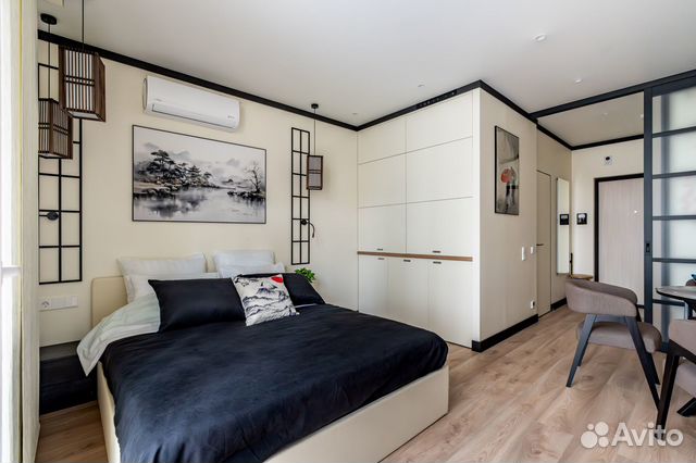 

Квартира-студия, 28 м², 2 кровати