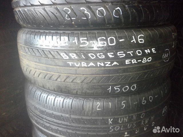 215 60 16 bridgestone turanza ER-80