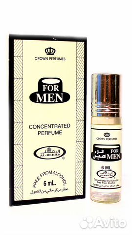 Масляные духи FOR MEN / Для Мужчин 6мл Al Rehab Масляные духи FOR MEN / Для Мужчин 6мл Al Rehab