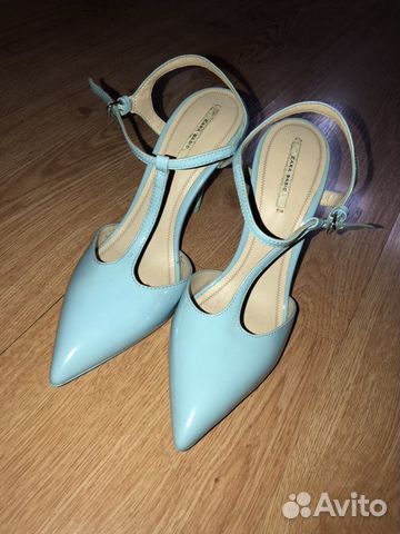 Туфли лодочки Zara голубые
