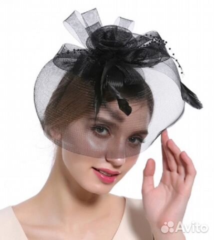 Ретро вуалетки вечерние в ассортименте новые