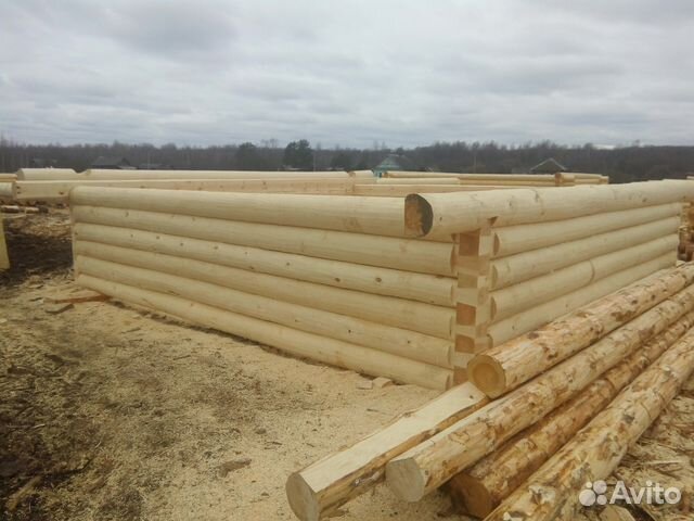 Сруб бани из бревна Сруб бани из бревна