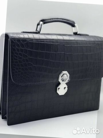 Портфель из крокодильей кожи