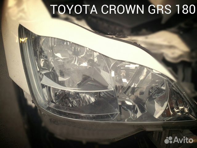 Реснички на фары для Toyota Crown GRS180