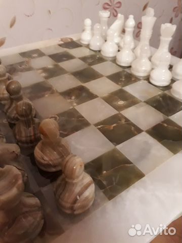 Шахматы из оникса