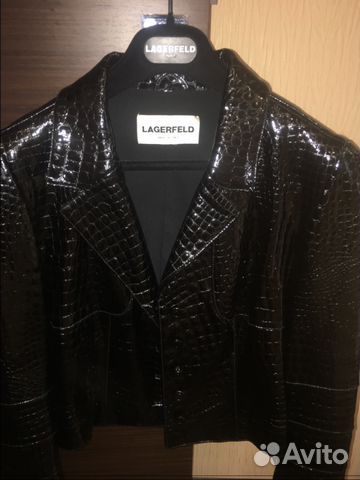 Кожаная Куртка Karl Lagerfeld Италия