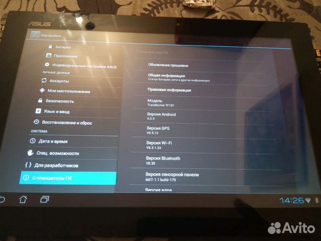 Asus TF101 Asus TF101